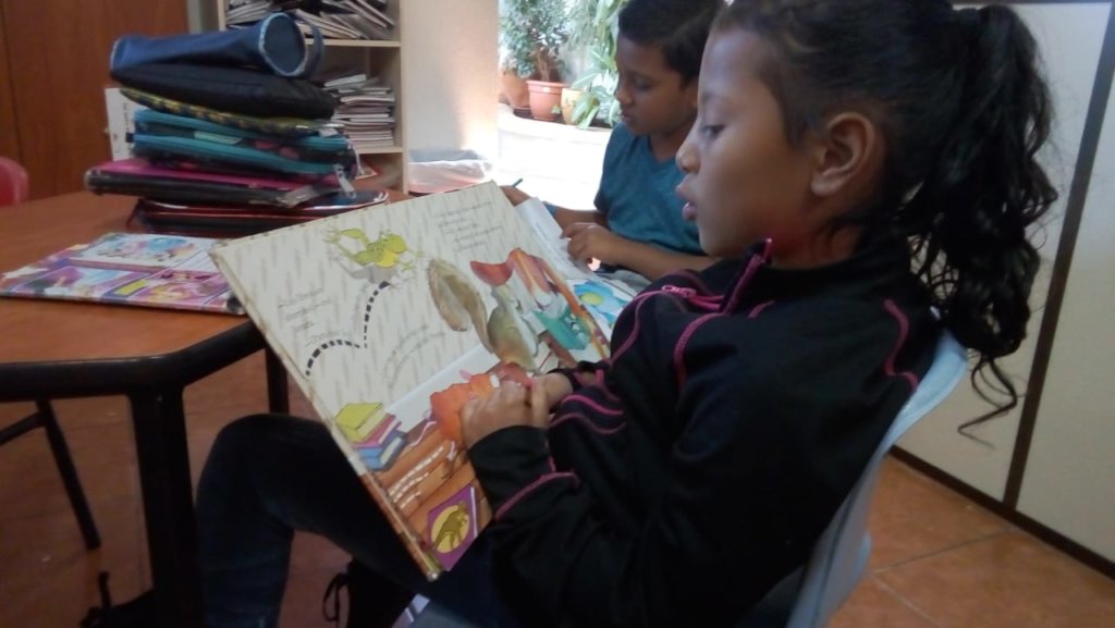 Girl reading