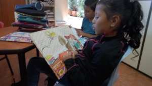 Girl reading