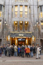 Outside the Tuschinski Theatre