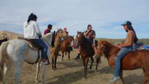 Protestors at Standing Rock