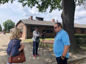 Filming at Auschwitz-Birkenau