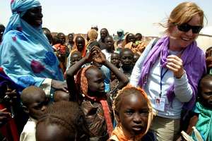 Jane Wells in Darfur, Sudan