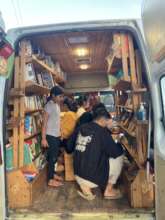 looking at the books