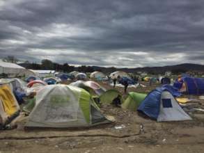 A refugee camp