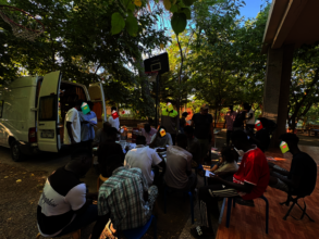 Session in Sama community centre, Malakasa