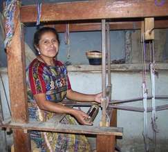 Maria Elena at her loom