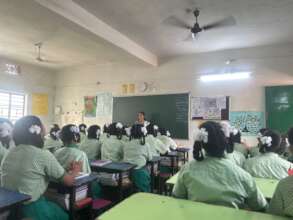 Teaching 9th-grade KGBV girls about Menstruation