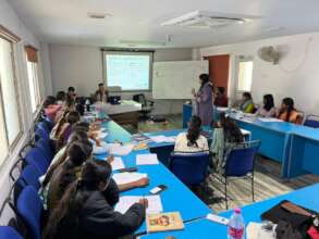 Jharkhand field team training by the AHC team