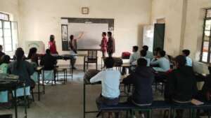 A Mental Health Session being led in Rajasthan