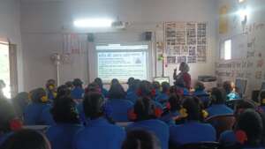 Mental Health session with class 9th KGBV Girls