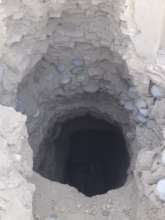 Existing conditions of the historical tomb.