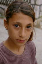Roma Girl Living on Streets of Serbia