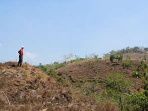 The project site in dry season