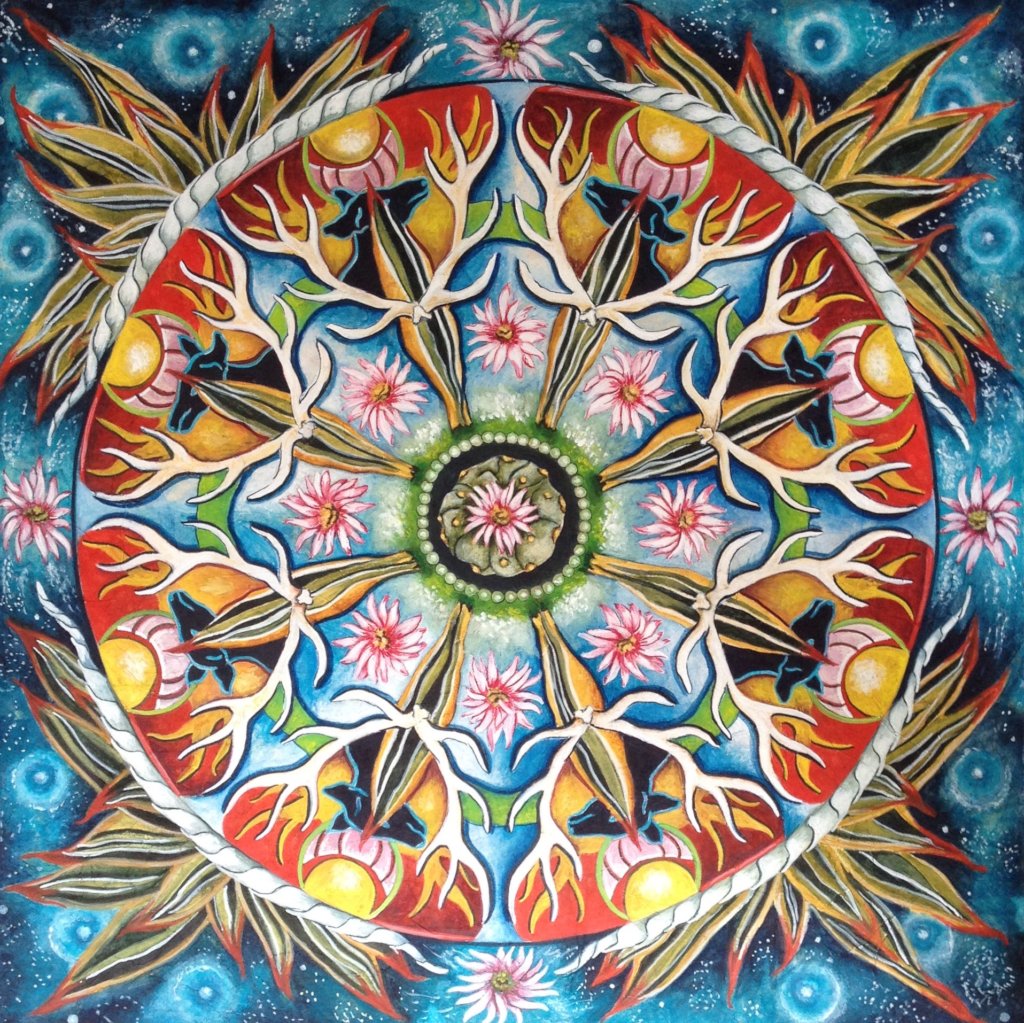 Create a mandala mural for CILA's kids