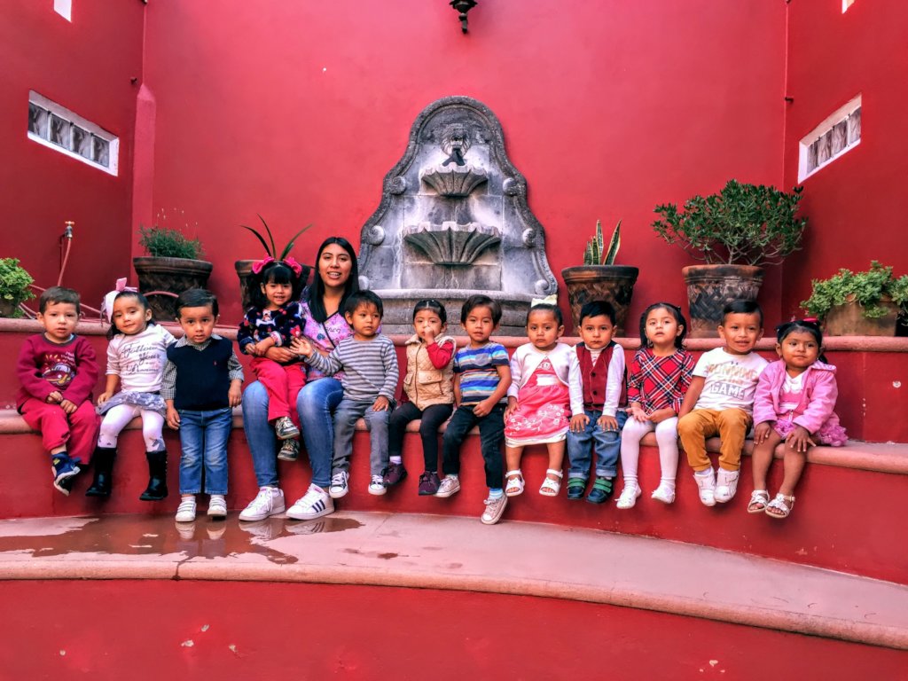 Create a mandala mural for CILA's kids