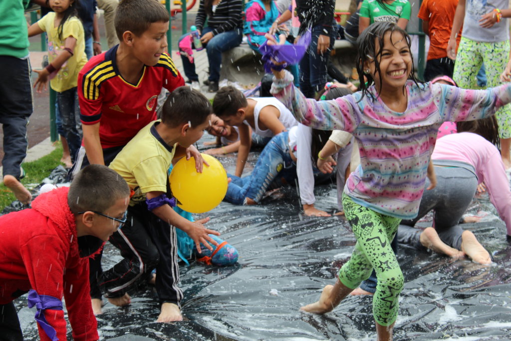 Love, food, education for 100 children in Bogota