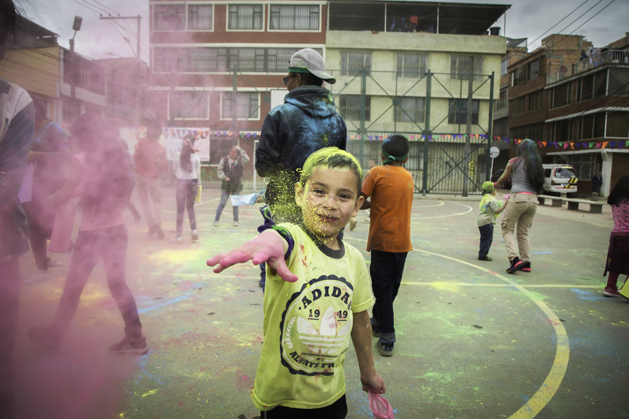 Love, food, education for 100 children in Bogota