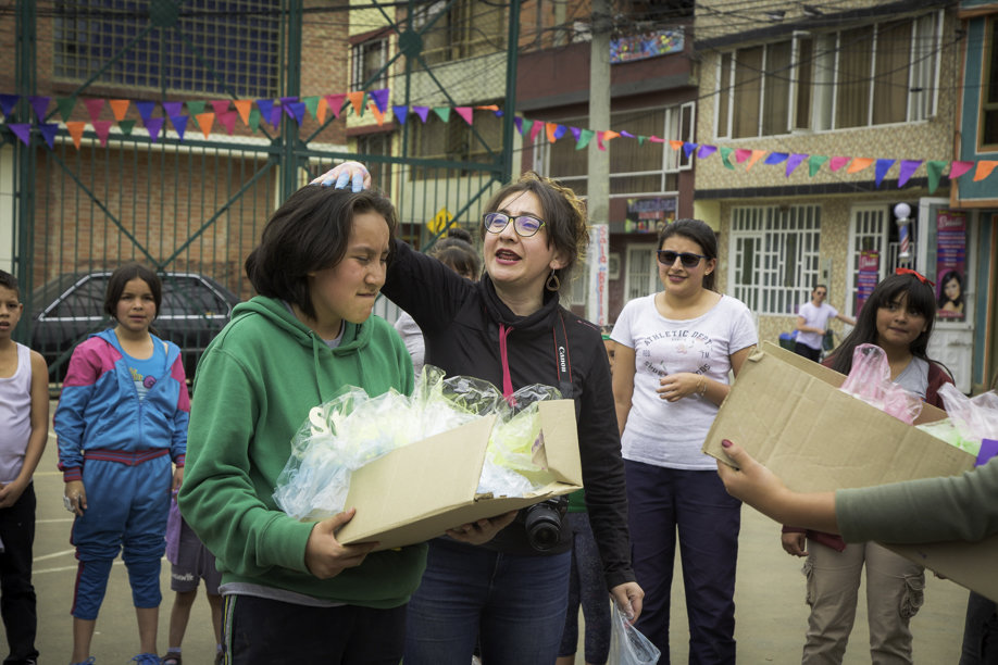 Love, food, education for 100 children in Bogota