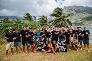 WSl Surfers Visit the Coral Gardeners