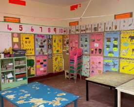 Classroom tidy and ready for next day.