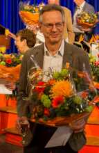 Arjan with his decoration.