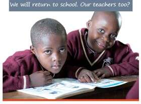 Children waiting to return to school
