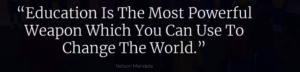 Nelson Mandela  quote.