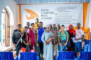DCMA students and graduates gather together