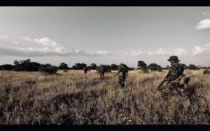 The Ol Pejeta armed rangers team.