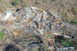 Completely destroyed Home
