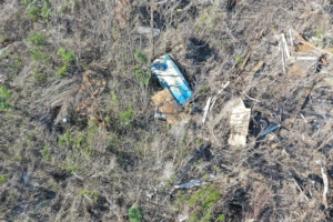 Aerial View Sweetings Cay