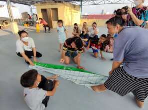 Using the new roof already