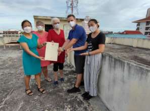 The Building team with the ownership documents!