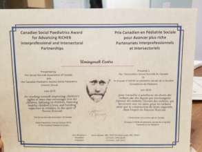 Canadian Social Paediatrics Award