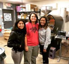 Sheetal and Asmita at The Freedom Cafe, NH.