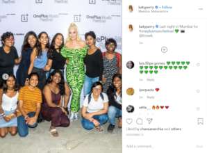 Kranti with Katy Perry!