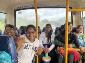 Travelign in local bus NothernKarnataka SouthIndia