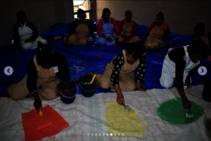 Art therapy in Kamathipura (Mumbai Red Light Area)