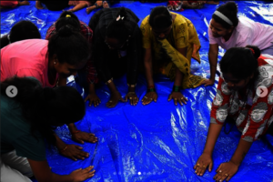 Art therapy in Kamathipura (Mumbai Red Light Area)