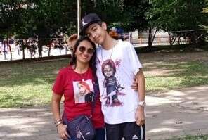Esdiward y su mama
