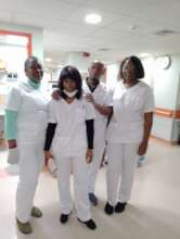 Care Givers at Practical Training at Hospital