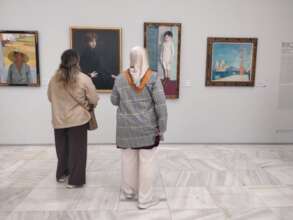 Admiring Art