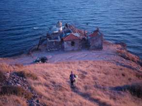 Lighthouse Relief Spotters at Cape Korakas, Lesvos