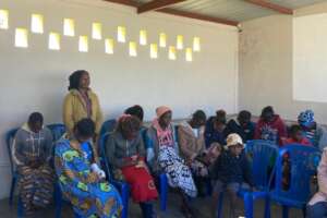 Rosa leading the women