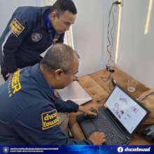 Cyber Police during onsite forensic