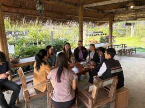 Our Social worker meeting with local MDT team
