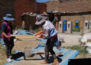 Sieving sand for the biosand filters