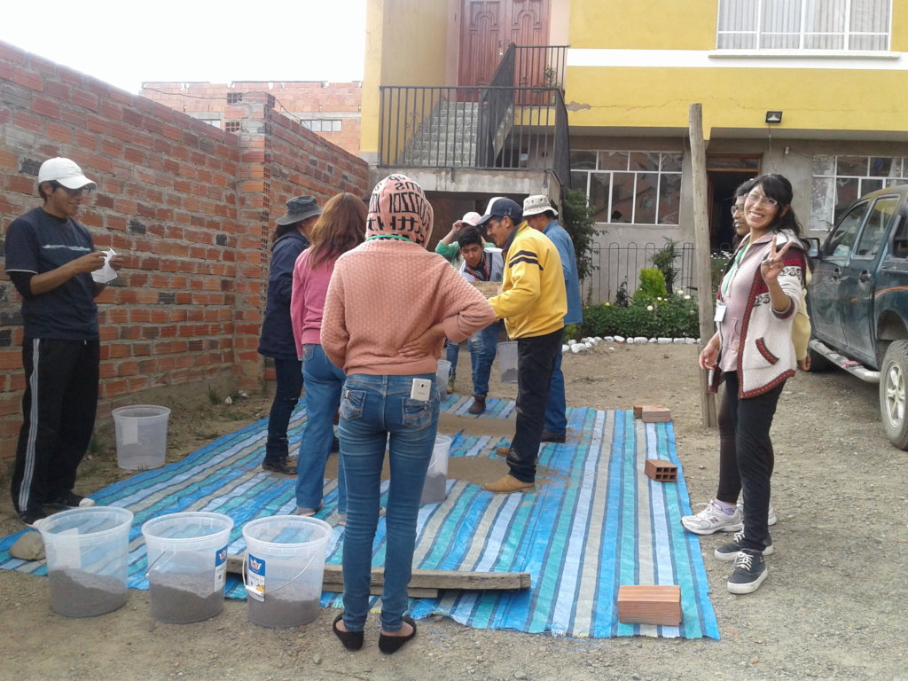 Biosand filters clean 100 Bolivian families' water