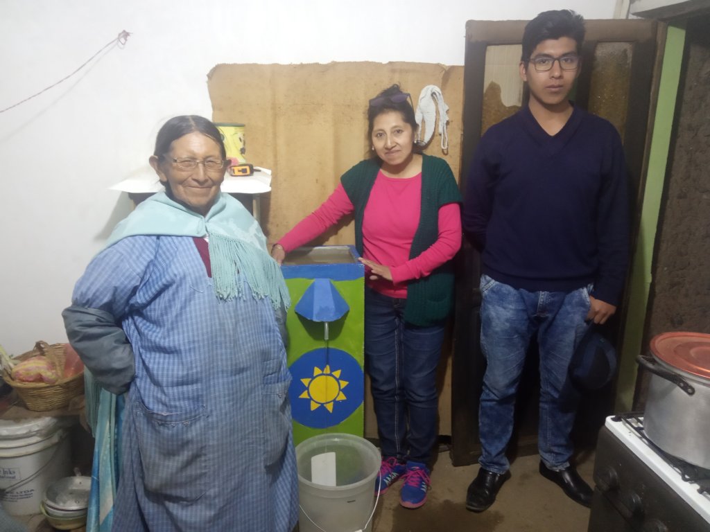 Biosand filters clean 100 Bolivian families' water