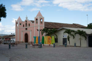 Empty streets in Talanga, Honduras are now a norm.